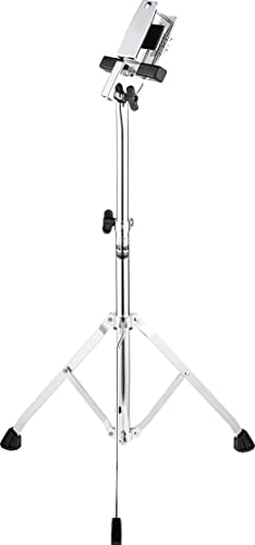 Nino Percussion Bongo Stand Bongoständer - Höhenverstellbarer Ständer für Kinder Bongo Instrumente - Stahl, Verchromt (NINO20) von Nino Percussion