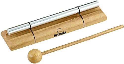 Nino Percussion Energy Chimes Musikinstrument – Groß – inklusive Schlägel – für Kinder ab 3 Jahren – Holz und Aluminium, Natur (NINO579L) von Meinl Percussion