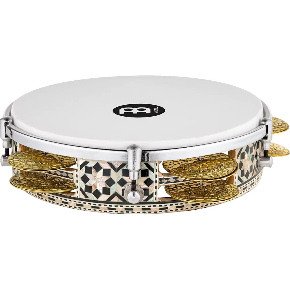 Meinl AERIQ1 Artisan Edition Riq White Burl Mosaic Royale Tambourine Meinl AERIQ1 Artisan Edition Riq White Burl Mosaic Royale Tambourine von Meinl