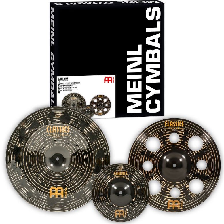 Meinl CCD101618 Classics Custom Dark Effect Cymbal Pack Meinl CCD101618 Classics Custom Dark Effect Cymbal Pack von Meinl