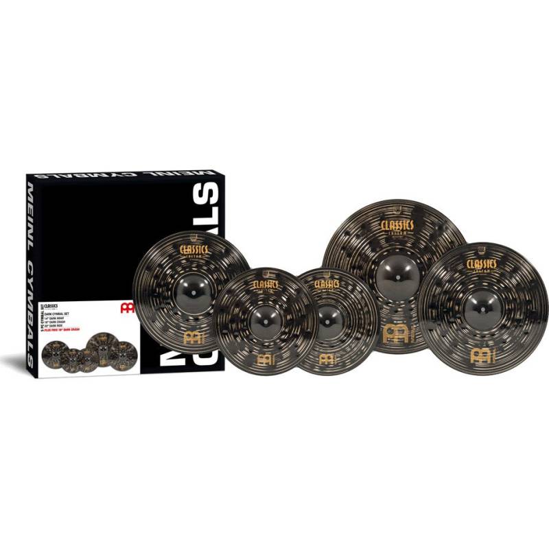 Meinl Classics Custom Dark Pack 14, 16, 20 + 18-inch Crash von Meinl