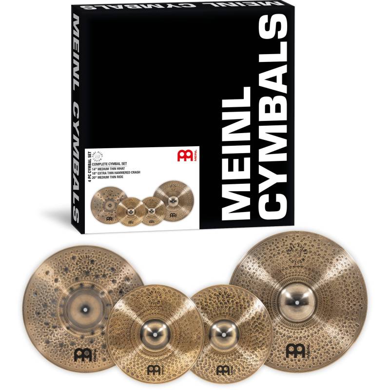 Meinl PAC-CS1 Pure Alloy Custom Complete Cymbal Set (14, 18, 20) von Meinl