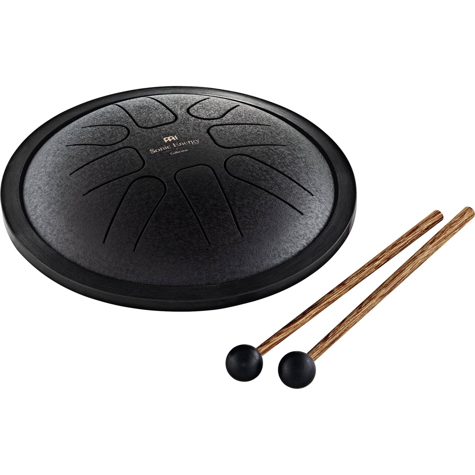 Meinl Sonic Energy Small Steel Tongue Drum F Minor Compact Handpan (Black) von Meinl
