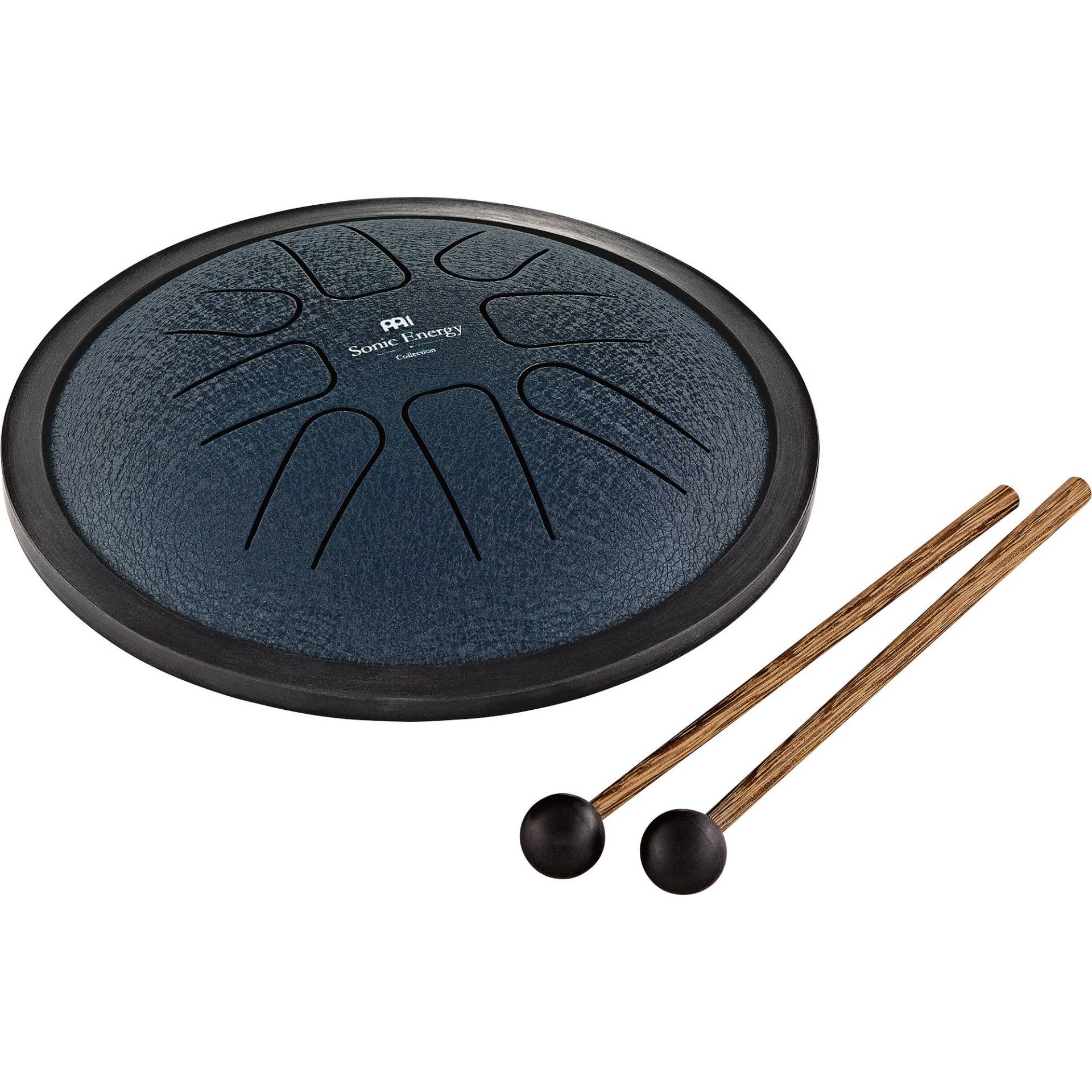 Meinl Sonic Energy Small Steel Tongue Drum G Minor Compact Handpan (Navy Blue) von Meinl