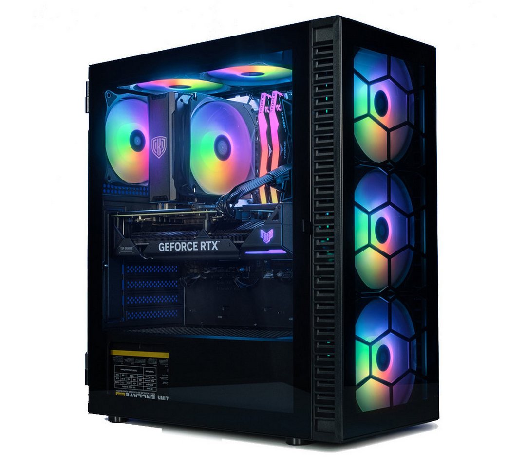 Meinpc Intel Core i9 mit GeForce RTX 4060 Gaming-PC (Intel Core i9 12900K, RTX 4060, 32 GB RAM, 1000 GB SSD, RGB Tower, Gamer, Gaming, RGB) von Meinpc