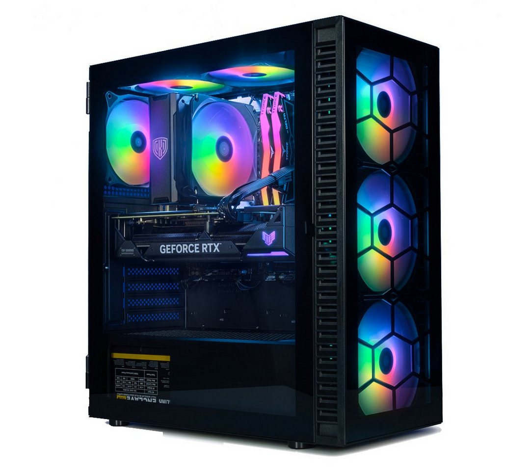 Meinpc Intel i5 mit RTX 4060 Gaming-PC (Intel Core i5 10600K, RTX 4060, 32 GB RAM, 512 GB SSD, RGB Tower, RGB) von Meinpc