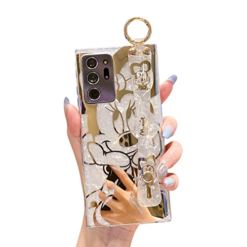 Meishangmei Für Samsung Galaxy Note 20 Ultra Hülle 6,9 Zoll Sparkly Bling mit Band Ständer Niedliches Muster IMD Glitzer Design Silikon Stoßfest Schutzhülle für Mädchen und Frauen - Minnie Meishangmei Für Samsung Galaxy Note 20 Ultra Hülle 6,9 Zoll Sparkly Bling mit Band Ständer Niedliches Muster IMD Glitzer Design Silikon Stoßfest Schutzhülle für Mädchen und Frauen - Minnie von Meishangmei