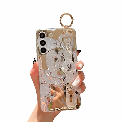 Meishangmei Für Samsung Galaxy S20 FE Hülle 6,5 Zoll Glitzer Bling mit Riemen Ständer Niedliches Muster IMD Design Silikon Stoßfest Schutzhülle Glitzer Hüllen Cover für Mädchen und Frauen - Minnie Meishangmei Für Samsung Galaxy S20 FE Hülle 6,5 Zoll Glitzer Bling mit Riemen Ständer Niedliches Muster IMD Design Silikon Stoßfest Schutzhülle Glitzer Hüllen Cover für Mädchen und Frauen - Minnie von Meishangmei