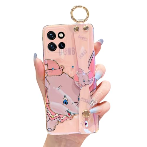 Meishangmei Schutzhülle für Motorola Moto G Power 5G 2025, 17,3 cm (6,8 Zoll), niedlich, mit Handschlaufe, Ständer, Glitzer, Cartoon, IMD, weiches TPU, stoßfeste Schutzhülle für Mädchen und Frauen von Meishangmei