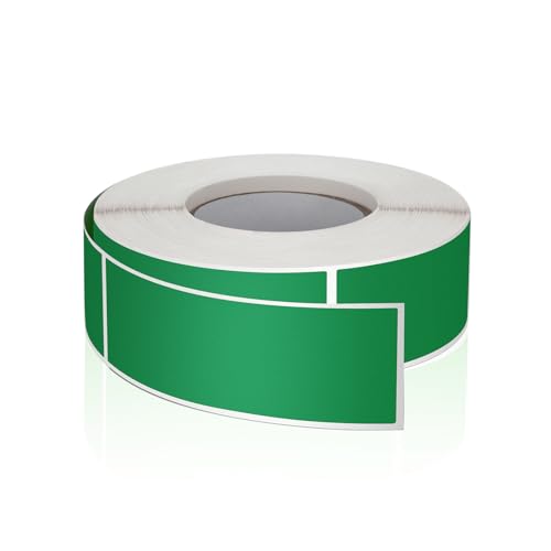 Grün Rechteckig Aufkleber 7.6 x 2.5cm Farbkodierung Selbstklebend Etiketten Umzug Rollen Ablösbar 500 Stück von Meitaat