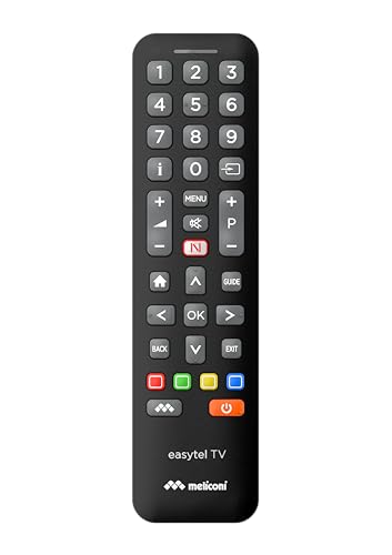 Meliconi, Universelle Fernbedienung für TV Easytel TV New - steuert auch grundlegende Funktionen von Smart-TVs Meliconi, Universelle Fernbedienung für TV Easytel TV New - steuert auch grundlegende Funktionen von Smart-TVs von Meliconi