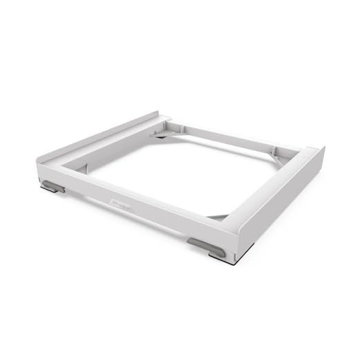 Meliconi Base Wash Evo, Antivibrationsbasis mit Rollen, Um die Waschmaschine oder den Trockner leicht zu bewegen, mit vorderen Bremshebeln, Tragfähigkeit 250 kg, weiß Meliconi Base Wash Evo, Antivibrationsbasis mit Rollen, Um die Waschmaschine oder den Trockner leicht zu bewegen, mit vorderen Bremshebeln, Tragfähigkeit 250 kg, weiß von Meliconi