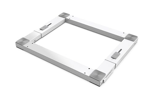 Meliconi Base Wash Pro, Universal-Waschmaschinenbasis mit Rollen, Anti-Vibrationsfunktion, Größenverstellbar, Abnehmbare Seitenbremsen, für Tiefen von 38 bis 60 cm, Belastbarkeit bis 250 kg, Weiß Meliconi Base Wash Pro, Universal-Waschmaschinenbasis mit Rollen, Anti-Vibrationsfunktion, Größenverstellbar, Abnehmbare Seitenbremsen, für Tiefen von 38 bis 60 cm, Belastbarkeit bis 250 kg, Weiß von Meliconi