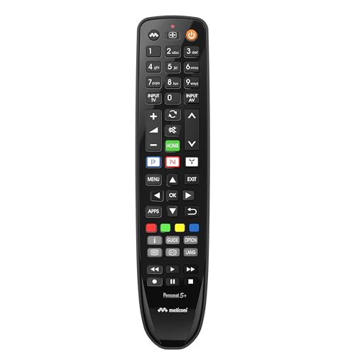 Meliconi Gumbody Personal 5+ TV-Fernbedienung PANASONIC, ersetzt die Original-Fernbedienung, bereits vorprogrammiert, Antishock-Gummi-Körper, Web-Support. Meliconi Gumbody Personal 5+ TV-Fernbedienung PANASONIC, ersetzt die Original-Fernbedienung, bereits vorprogrammiert, Antishock-Gummi-Körper, Web-Support. von Meliconi