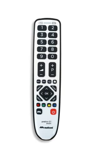 Meliconi Gumbody Pratico 2.1 Smart - Universelle 2-in-1-Fernbedienung mit Gummigehäuse, ideal für TV-Geräte und Decoder. Aktualisierbar über das Internet. Meliconi Gumbody Pratico 2.1 Smart - Universelle 2-in-1-Fernbedienung mit Gummigehäuse, ideal für TV-Geräte und Decoder. Aktualisierbar über das Internet. von Meliconi