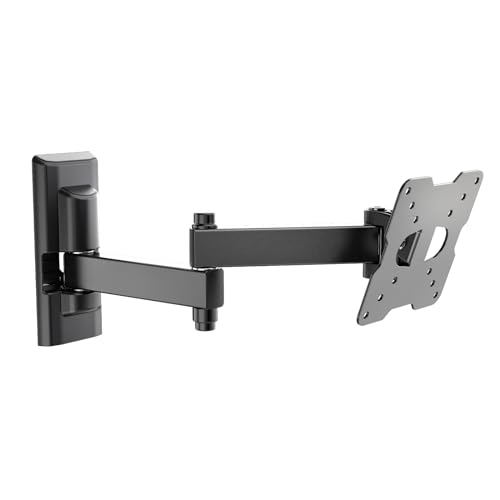 Meliconi SPACE SYSTEM FULLMOTION 100, TV-Wandhalterung mit Doppelrotation, Wandhalterung für Flachbildschirme von 14" bis 25", VESA Halterung 50-75-100, Belastbarkeit bis 17Kg, Made in Italy, Schwarz Meliconi SPACE SYSTEM FULLMOTION 100, TV-Wandhalterung mit Doppelrotation, Wandhalterung für Flachbildschirme von 14" bis 25", VESA Halterung 50-75-100, Belastbarkeit bis 17Kg, Made in Italy, Schwarz von Meliconi
