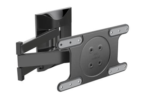 Meliconi SPACE SYSTEM FULLMOTION OLED, TV-Wandhalterung mit Arm und Doppelrotation, Wandhalterung für Flachbildschirme von 40" bis 82", VESA Halterung 200-300-400x200, Belastbarkeit bis 40Kg, Schwarz von Meliconi