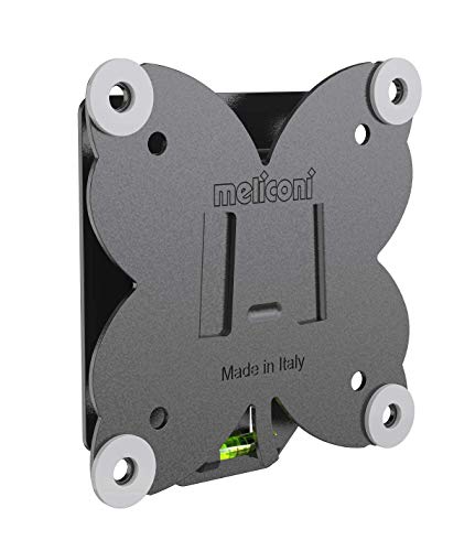 Meliconi Slimstyle Plus 100 S, Ultraflache, Fixe TV-Wandhalterung für Flachbildfernseher von 14" bis 43", TV-Halterung mit VESA 75-100, Belastbarkeit 20 Kg, Made in Italy, Schwarz Meliconi Slimstyle Plus 100 S, Ultraflache, Fixe TV-Wandhalterung für Flachbildfernseher von 14" bis 43", TV-Halterung mit VESA 75-100, Belastbarkeit 20 Kg, Made in Italy, Schwarz von Meliconi