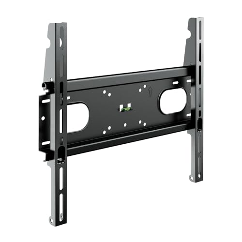 Meliconi SPACE SYSTEM 400 XL, TV-Wandhalterung für Flachbildfernseher von 32" bis 85", TV-Halterung mit VESA 200-300-400, Tragfähigkeit: 60 kg, Made in Italy, Schwarz von Meliconi