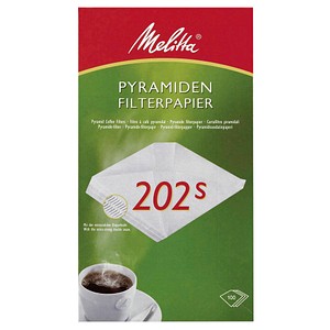 100 Melitta PYRAMIDEN FILTERPAPIER 202s Kaffeefilter von Melitta