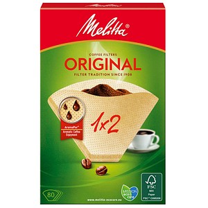 Melitta ORIGINAL 1x2 Kaffeefilter, 80 St. Melitta ORIGINAL 1x2 Kaffeefilter, 80 St. von Melitta
