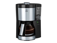 Melitta 6766589, Filterkaffeemaschine, Gemahlener Kaffee, 1080 W, Schwarz, Silber von Melitta