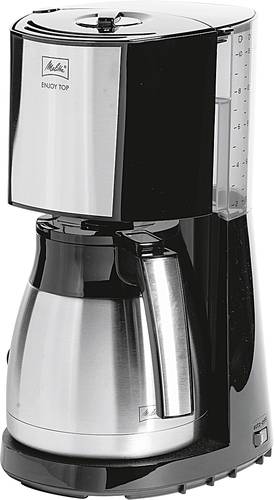 Melitta Enjoy Therm Kaffeemaschine Schwarz, Edelstahl Fassungsvermögen Tassen=10 Isolierkanne, mit von Melitta