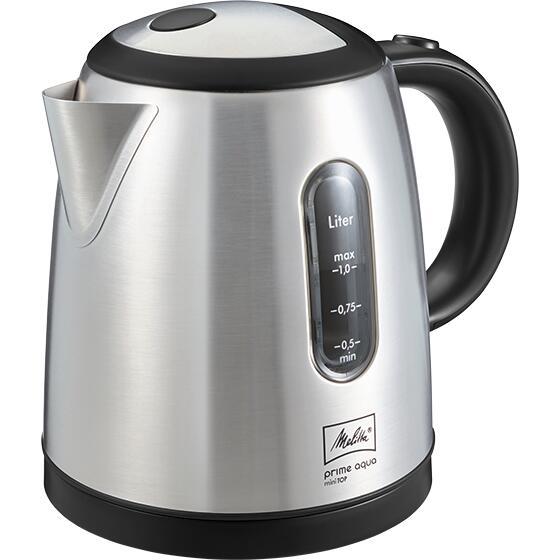 Melitta Prime Aqua mini Top Wasserkocher 1L, silber Melitta Prime Aqua mini Top Wasserkocher 1L, silber von Melitta