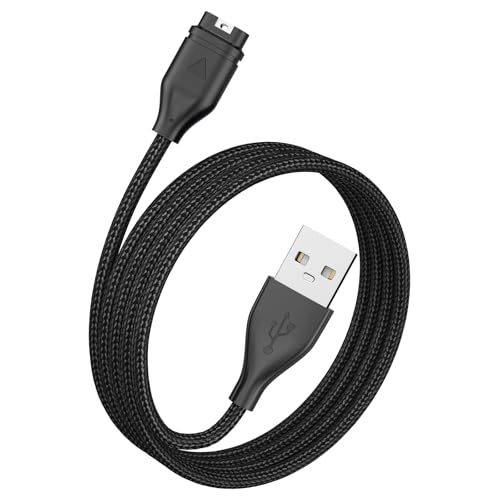 Ladegerät für Garmin Instinct/Instinct 2/Instinct 2S, 100 cm USB-Ersatz-Ladekabel aus Nylon für Garmin Vivoactive 3 4 5 Ladegerät für Garmin Instinct/Instinct 2/Instinct 2S, 100 cm USB-Ersatz-Ladekabel aus Nylon für Garmin Vivoactive 3 4 5 von Meliya