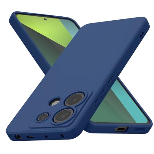 Meliya Handyhülle für Xiaomi Redmi Note 13 Pro 5G / Poco X6 5G, Silikon, Matt, Einfarbig, Erwachsener von Meliya