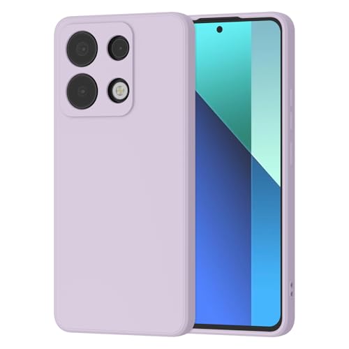 Meliya Hülle für Xiaomi Redmi Note 13 4G, Kratzfest und Weiche Silikon Handyhülle, Schutzhülle mit Weiche Innenschicht, Violett, Einfache Telefonhülle, Einfarbig von Meliya