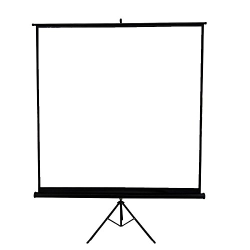Melko Beamerleinwand mit Stativ, Stativleinwand, Heimkino, Büro, Projektoren, 178 x 178 cm, 99 Zoll - Ideal für HD-TV Melko Beamerleinwand mit Stativ, Stativleinwand, Heimkino, Büro, Projektoren, 178 x 178 cm, 99 Zoll - Ideal für HD-TV von Melko