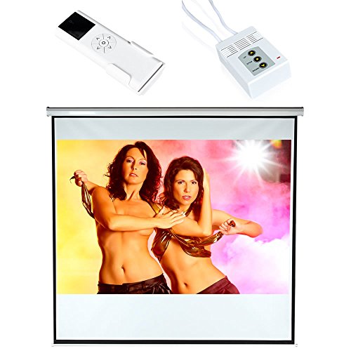 Melko Leinwand elektrisch für Beamer, Heimkino, Büro, Projektoren, 203 x 203 cm, 113 Zoll, ideal für HD-TV mit Motor und Fernbedienung Melko Leinwand elektrisch für Beamer, Heimkino, Büro, Projektoren, 203 x 203 cm, 113 Zoll, ideal für HD-TV mit Motor und Fernbedienung von Melko