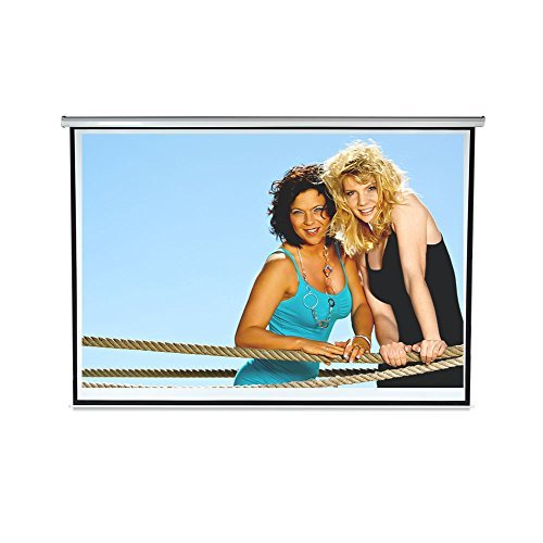 Melko Rolloleinwand für Beamer, Rollo, Heimkino, Büro, Projektoren, 244 x 182 cm, 120 Zoll - Ideal für HD-TV von Melko