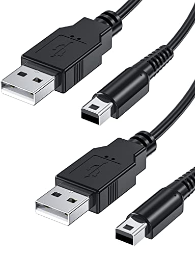 Mellbree LadeKabel für Nintendo 3DS/3DSXL/DS/DSI/2DS/2DS XL - 2 Stück 1.2M Schwarz 1A Mellbree LadeKabel für Nintendo 3DS/3DSXL/DS/DSI/2DS/2DS XL - 2 Stück 1.2M Schwarz 1A von Mellbree