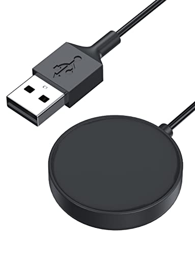 Mellbree Ladekabel Kompatibel mit Galaxy Watch 7/Ultra/6/6, Smartwatch Ladegerät für samsung Galaxy Watch 5/5 Pro/4/4 Classic/3/Active 1/2, 1m Magnetisches USB kabel von Mellbree