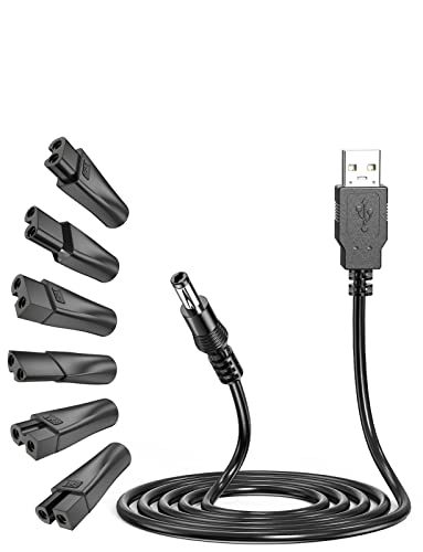 Rasierer-Ladekabel-Set, kompatibel mit Rasierer, Mellbree Rasierer, Ladekabel-Set, kompatibel mit Philips, Whal, Kemei, Babybliss und mehr Rasierer-Ladekabel-Set, kompatibel mit Rasierer, Mellbree Rasierer, Ladekabel-Set, kompatibel mit Philips, Whal, Kemei, Babybliss und mehr von Mellbree
