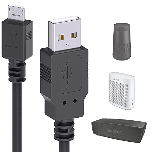 USB-Ladekabel für Bose Soundlink Lautsprecher, 1 m, Mellbree Micro-USB-Ladekabel für Bose Soundlink Revolve, Soundlink Color, Soundlink Micro Speaker, Soundlink Around-Ear Wireless Kopfhörer von Mellbree