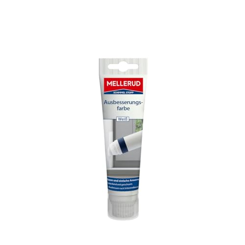 Mellerud Schimmel Stopp Ausbesserungsfarbe Weiß | 1 x 90 ml | Weiße Dispersionsfarbe mit starker Deckkraft für schnelles und bequemes Ausbessern von Stellen nach Schimmelbeseitigung. Mellerud Schimmel Stopp Ausbesserungsfarbe Weiß | 1 x 90 ml | Weiße Dispersionsfarbe mit starker Deckkraft für schnelles und bequemes Ausbessern von Stellen nach Schimmelbeseitigung. von Mellerud