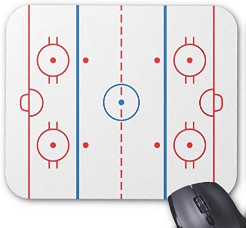 Hockey Rink Mousepad, 9,6x8,8 inch von Melyaxu