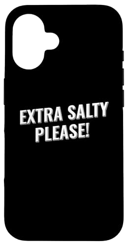 Extra salziges Please Design Hülle für iPhone 16 Extra salziges Please Design Hülle für iPhone 16 von Meme Designs by RLW