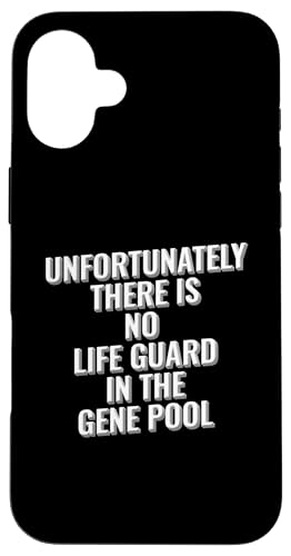 Leider gibt es keinen Life Guard im Gene Pool Design Hülle für iPhone 16 Plus Leider gibt es keinen Life Guard im Gene Pool Design Hülle für iPhone 16 Plus von Meme Designs by RLW