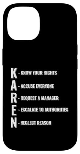 Was bedeutet Karen - Definition Design Hülle für iPhone 14 von Meme Designs by RLW