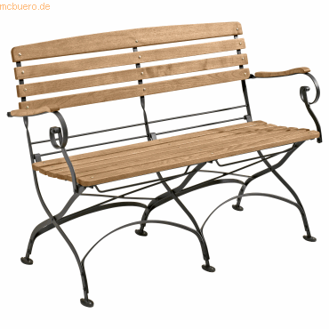 memo Gartenbank Maja L3636 133cm braun memo Gartenbank Maja L3636 133cm braun von Memo