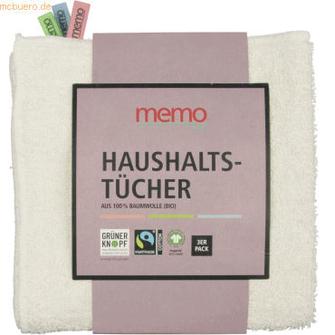 memo Haushaltsreinigungstuch H5198 Farbfähnchen 3 Stück memo Haushaltsreinigungstuch H5198 Farbfähnchen 3 Stück von Memo