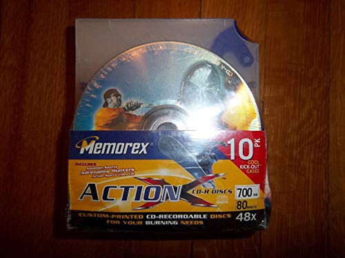Memorex Action X CD-R Discs 10er-Pack Motocross X Games Salomon Sports Adrenalin Jäger CD enthalten Memorex Action X CD-R Discs 10er-Pack Motocross X Games Salomon Sports Adrenalin Jäger CD enthalten von Memorex