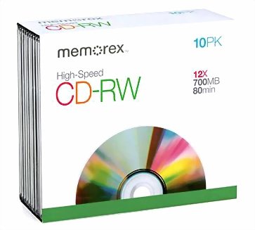 Memorex CD-RW 74 650MB - 1er Pack Memorex CD-RW 74 650MB - 1er Pack von Memorex
