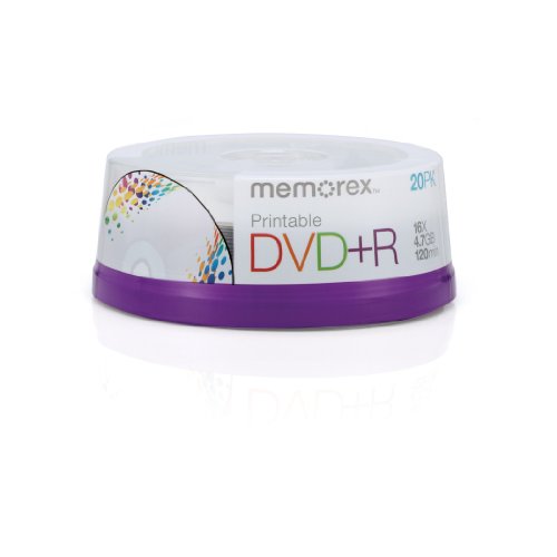 Memorex DVD+R 4.7GB Printable - DVD+RW unliniert Memorex DVD+R 4.7GB Printable - DVD+RW unliniert von Memorex