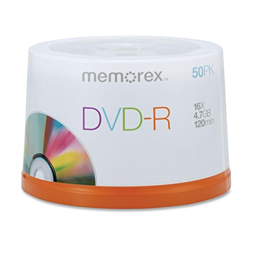 Memorex DVD-R-Spindel (4,7 Gb/16 x) 50 Pack DVD-R Spindle von Memorex