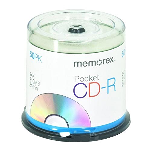 Memorex Pocket CD-R 210 MB 50 – CD-RW (CD-R, 210 MB, 50 ÷ 24 min, 24x) von Memorex